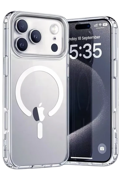 Yesido iPhone 17 Pro ile Uyumlu PC03 Ace Şeffaf Magneticsafe Kapak - Şeffaf ürün görseli 1