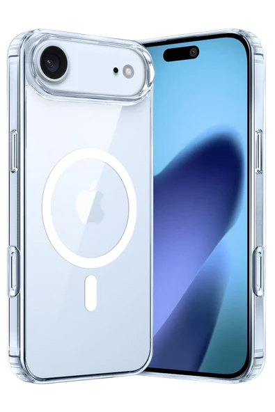 Yesido iPhone 17 Air ile Uyumlu PC03 Ace Şeffaf Magneticsafe Kapak - Şeffaf ürün görseli 1