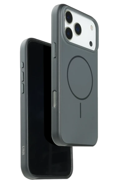 URR iPhone 17 Pro ile Uyumlu Lamda Matte iBeats Magsafe Kapak - Siyah ürün görseli 1