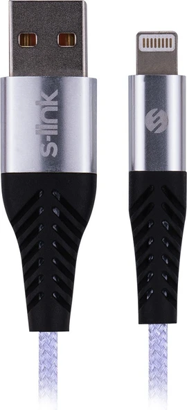 S-Link Lightning 3A 1 M Hızlı Şarj SL-STM55 Data ve Şarj Kablo ürün görseli 1