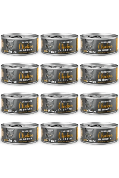 Hypo-Allergenic Sos İçinde Tavuk Etli Tahılsız Yetişkin Kedi Konservesi 70gr - 12 Adet ürün görseli 1