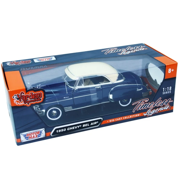 Vardem 1:18 1950 Chevy Bel Aır Araba Lacivert MM-73111 ürün görseli 1