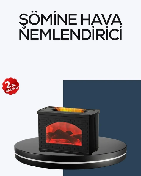 Aromaterapi Uyumlu Ultrasonik Oda Nemlendirici Ayarlanabilir Sis Çıkışlı ürün görseli 1