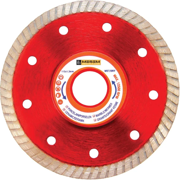 MEŞEM SERAMİK FAYANS KESİCİ İNCE KESİM 180x1.8x22.2 MM ürün görseli 1
