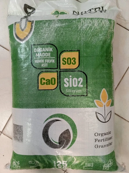 NUTRİ GROW GRANÜL (25 kg) – Organik Madde İçerikli Karışım Toprak Düzenleyici Gübre ürün görseli 1