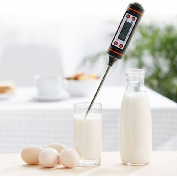 Dijital LCD Gıda Yemek Yem Mama Süt Termometresi Batırmalı Mutfak Termometresi Sıcaklık Ölçer ürün görseli 1