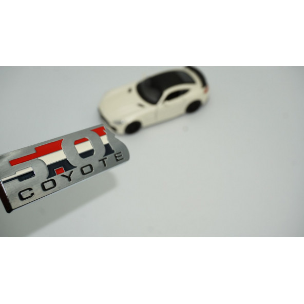 Ford Mustang GT F-150 Boss 302 5.0 Coyote Bagaj Krom Metal Logo Amblem ürün görseli 1