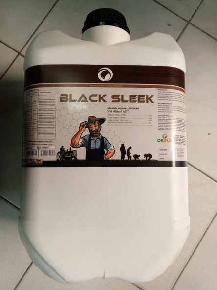 BLACK SLEEK 20 LT – Sıvı Humik Asit (Organik Kaynaklı) ürün görseli 1