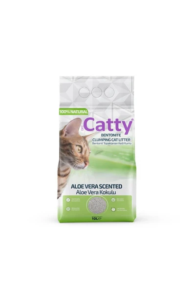 Catty Aloe Vera Kokulu Kedi Kumu 10 Lt ürün görseli 1