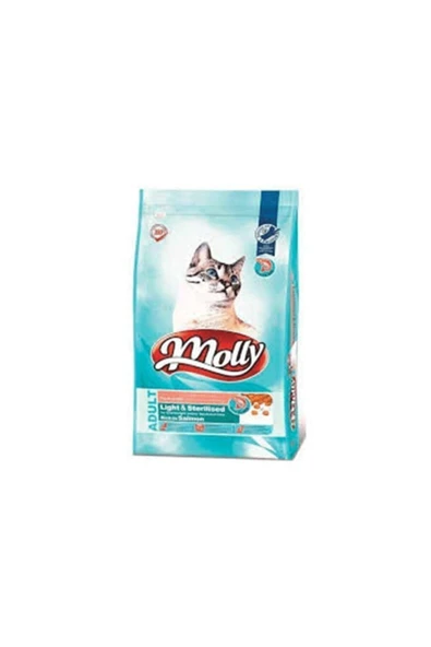 Molly Hipoalerjenik Somonlu Kısırlaştırılmış Kedi Maması 15 Kg ürün görseli 1