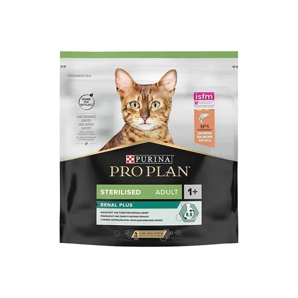 Pro Plan Sterilised Salmon & Tuna Kısırlaştırılmış Kuru Kedi Maması 400 Gr ürün görseli 1