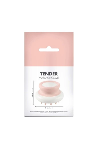 M-PETS Tender Diken Uclu Masaj Fırçası Pink ürün görseli 1