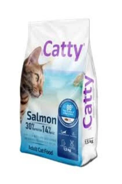 Catty somonlu yetişkin kedi maması 15 kg ürün görseli 1