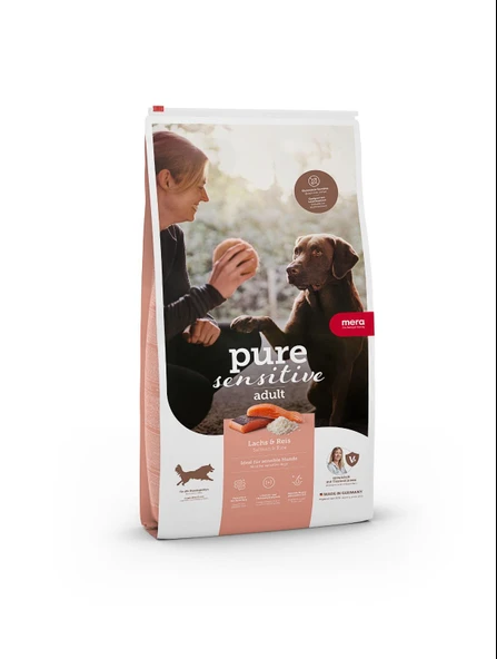 Mera Pure Sensitive Somonlu Yetişkin Köpek Maması 12,5 Kg ürün görseli 1