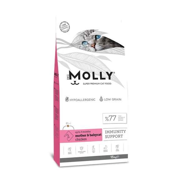 Molly Anne & Yavru Kedi Maması Tavuklu 15 Kg ürün görseli 1