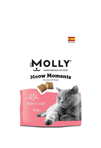 Molly Meow Moments Deri ve Tüy Bakımı Kedi Ödül Maması (Skin & Coat) 60 Gr ürün görseli 1