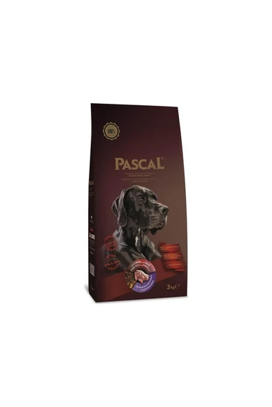 Pascal Kuzu Etli Ve Pirinçli Yetişkin Köpek Maması 3 Kg ürün görseli 1