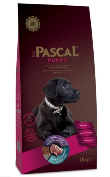 Pascal Orta ve Büyük Irk Yavru Köpek Maması Kuzulu 15 Kg ürün görseli 1