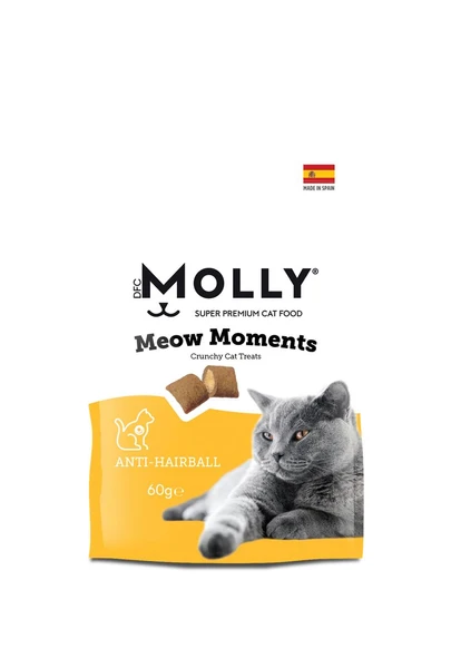 Molly Meow Moments Tüy Yumağı Kontrolü Kedi Ödül Maması (Anti-Hairball) 60 Gr ürün görseli 1