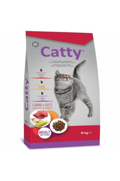 Catty Kuzu Etli Yetişkin Kedi Maması 15 Kg ürün görseli 1