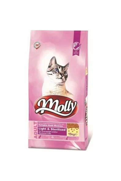 Molly Sterilised Tavuklu Kısırlaştırılmış Kedi Maması 15 kg ürün görseli 1