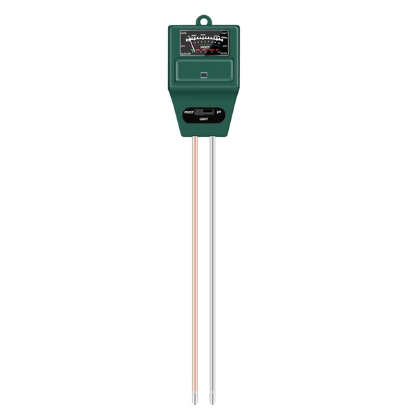 PrimeX PX-PH Toprak pH ölçer, MS02 3'ü 1 arada Toprak Nemi/Işık/pH Test Cihazı Bitki Bakımı için Bahçe Alet Kitleri, Bahçe, Çim, Çiftlik, İç ve Dış Mekan Kullanımı için Harika ürün görseli 1