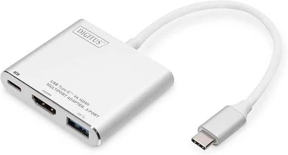 Hdmi Grafik Adaptörü USB 3.0 Hub Digitus ( Hdmi Çok Girişli Adaptör) ürün görseli 1