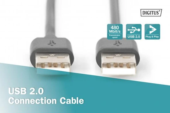 Usb 2.0 Bağlantı Kablosu 1.8 Metre 480 mb/s ürün görseli 1