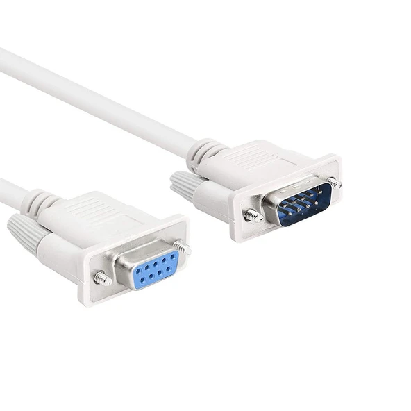 RS232 db9 dişi erkek seri com kablo  9 pin D/E data kablosu 2m ürün görseli 1