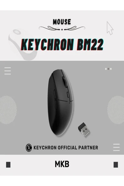 Keychron-BM22 Kablosuz Fare (BM22-A9) - Resim 4