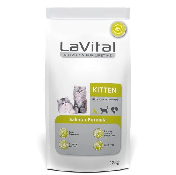 LaVital Kitten Somonlu Yavru Kedi Maması 12 Kg ürün görseli 1