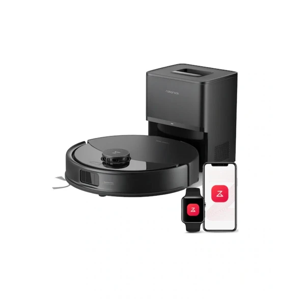 Roborock Q8 Max Pro Plus Akıllı Robot Süpürge Siyah ürün görseli 1