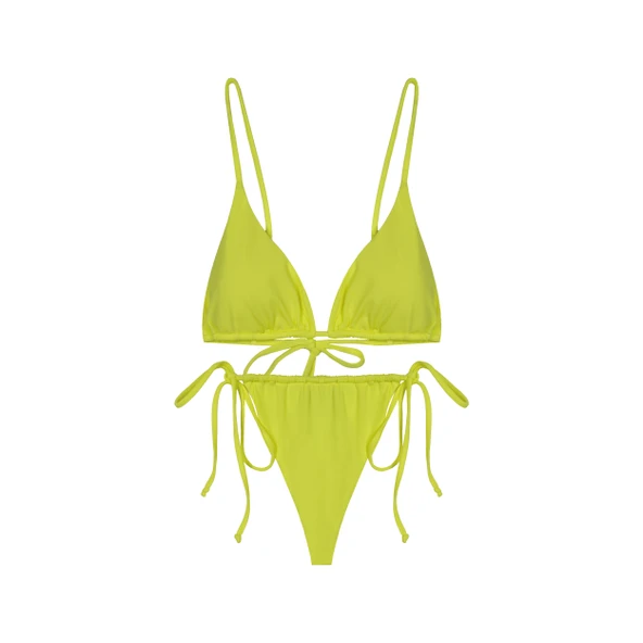 İpli Üçgen Bikini Takımı ürün görseli 1