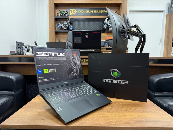 Monster Tulpar T6 V1.2.5 i9 14900HX 32GB 1TB SSD RTX4080 W11 16" WQXGA (İKİNCİ EL) ürün görseli 1