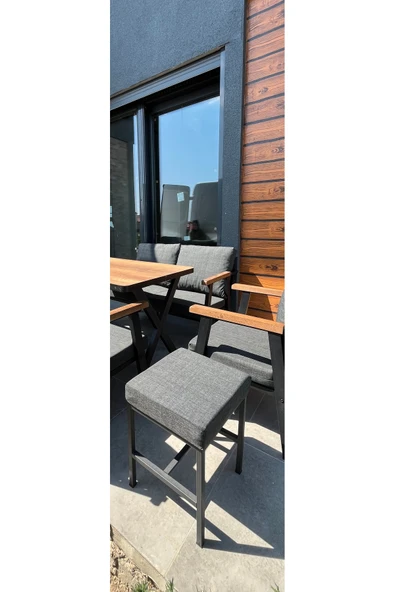 Kırlenta BAHÇE BALKON MUTFAK PUFU SANDALYESİ 35X35 ürün görseli 1