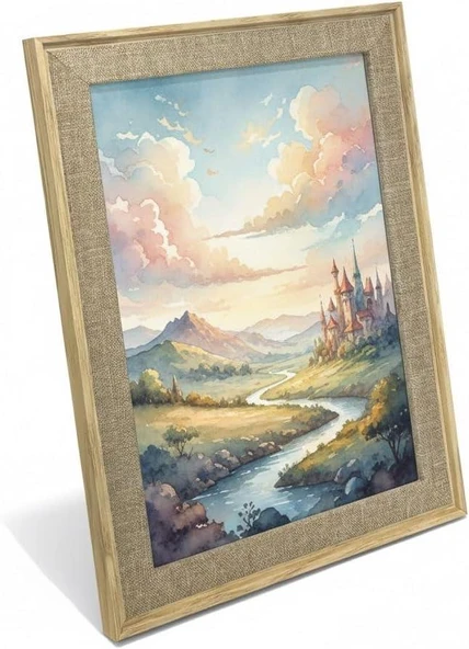 Efemark Premium Serisi 20 * 30 CM Ahşap Resim Çerçevesi Bej ürün görseli 1