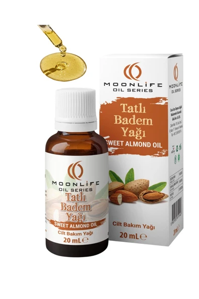 Moonlife Tatlı Badem Yağı 20 ml ürün görseli 1