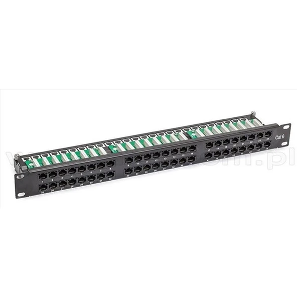 ODS 50port Telefon Patch Panel 10C-SB1U50PCAT3-RL1A ürün görseli 1