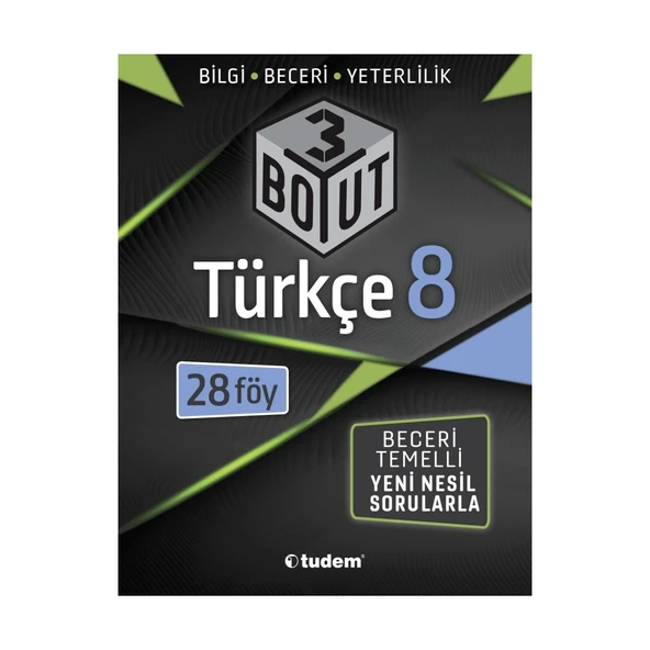 Tudem 8. Sınıf Türkçe Kazanım Odaklı Hba Konu ürün görseli 1