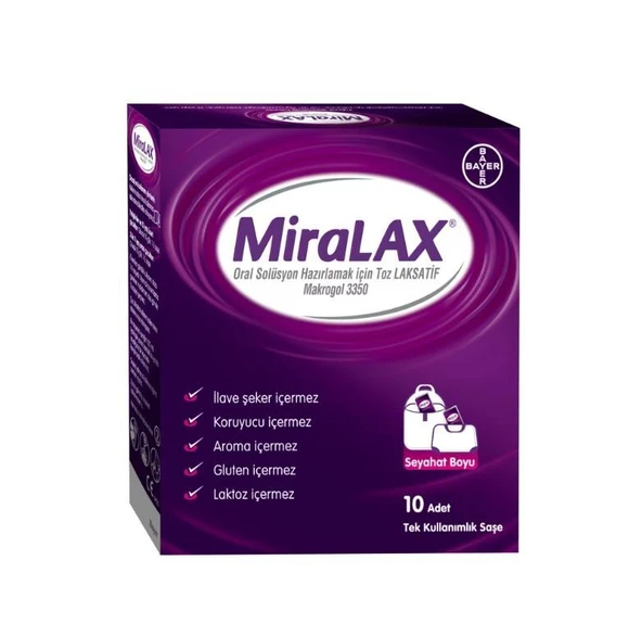 Miralax 10 Saşe (SKT:02/2029) ürün görseli 1