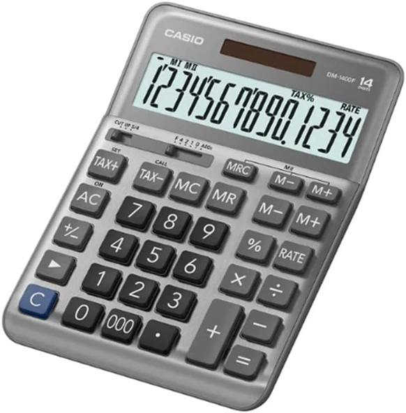 Casio Dm-1400F Masa Ti̇pi̇ 14 Hane Hesap Maki̇nesi̇ ürün görseli 1