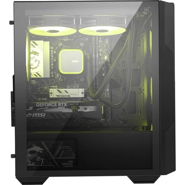 MSI MAG FORGE M110R AIRFLOW GAMING-MID-TOWER PC KASASI - Resim 7