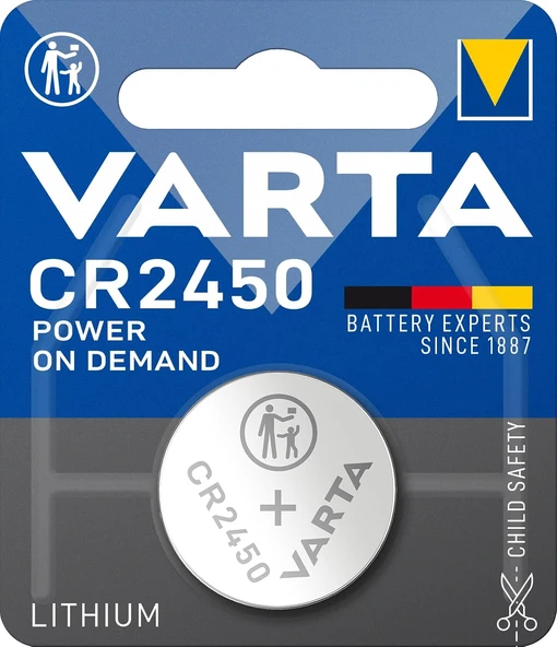 Varta Power On Demand Cr2450 Bli 1X10 ürün görseli 1