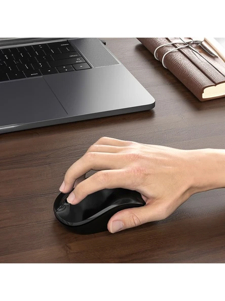 Lecoo WS206 Kablosuz 1200DPI 3 Tuşlu Optik Mouse Siyah ürün görseli 1