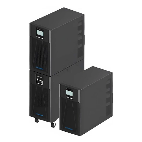 TESCOM 10KVA NEOLINE ONLINE 1/1F LCD EKRAN UPS 16x 12v 7amper ürün görseli 1
