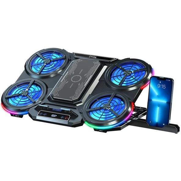 FRISBY FNC-5270ST 4-RGB Fanlı Notebook Soğutucu ürün görseli 1