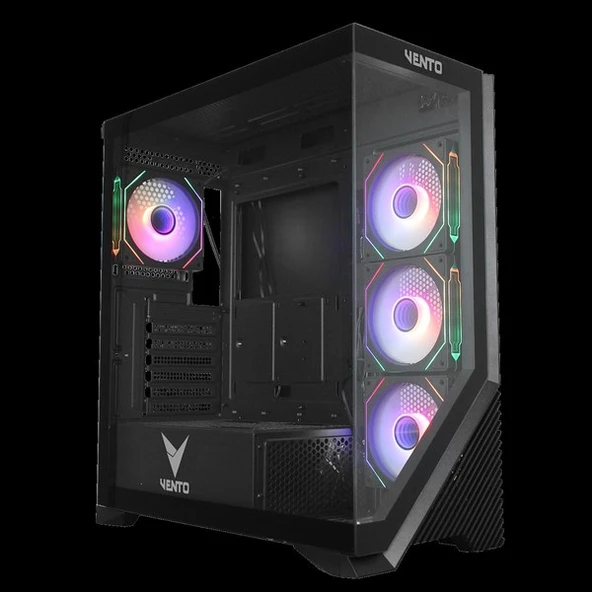 VENTO 850w 80+ BRONZE VG4202FLA Gaming E-ATX PC Kasası 360mm Soğutma Desteği ürün görseli 1