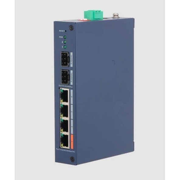 DAHUA 6port 30w 4port PoE DH-CHS4206-4GT-60 GIGABIT 2X SFP Cloud Yönetilebilir Switch ürün görseli 1