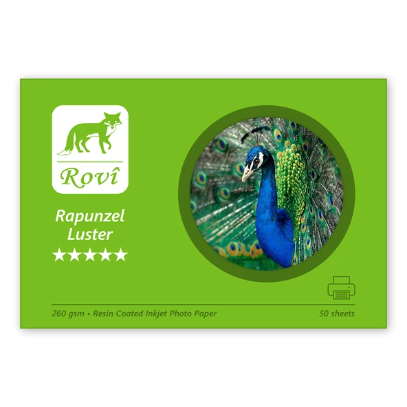 Rovi Rapunzel Parıltı (Luster) Fotoğraf Kağıdı 260gsm 50yp - 10 x 15 cm ürün görseli 1