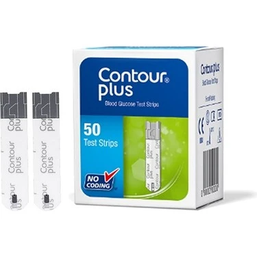 Contour Plus Test Stribi 50'Li (SKT:04/2027) ürün görseli 1
